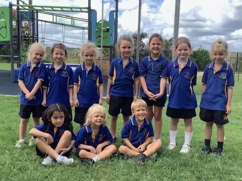 Rosedale State School<br/>Back row from left: Tahlia, Mia, Matilda, Charlotte, Harper, Annabelle, Emma.<br/>Front row from left: Jasmine, Astin, Oskar