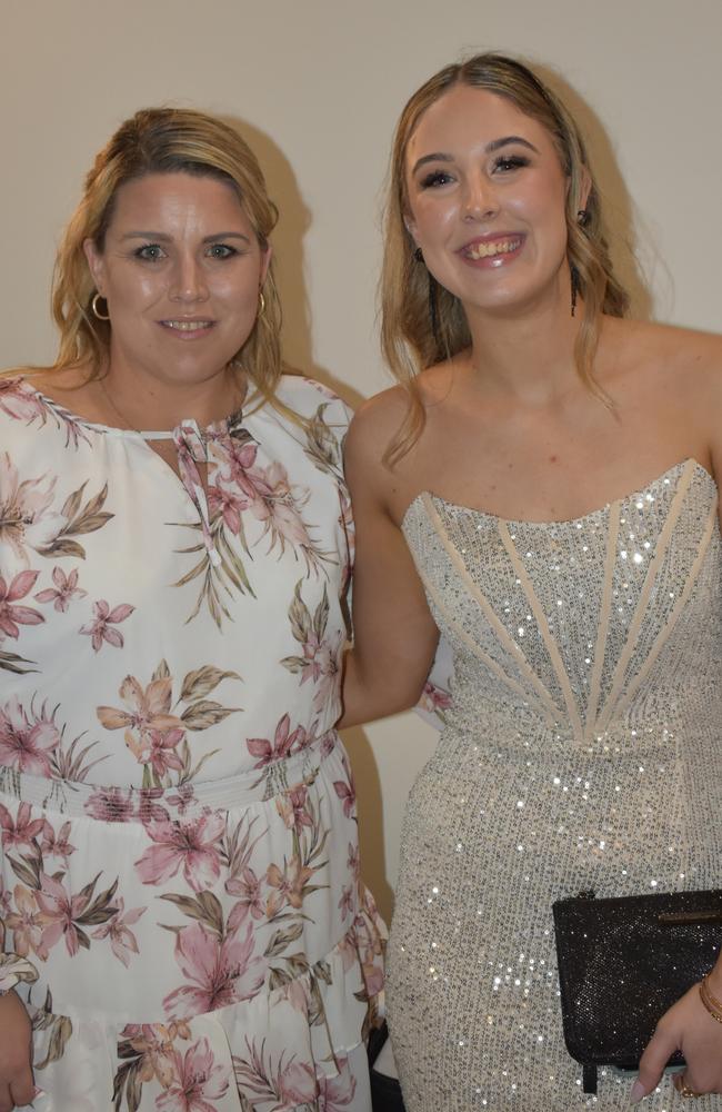 Kenz and Emma Rawlings at the 2022 Maroochydore State High formal.