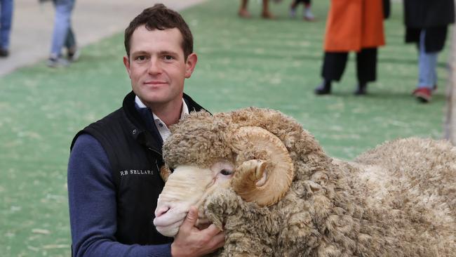 Alex Lewis from Beverley Merinos, Redesdale. Picture: Zoe Phillips