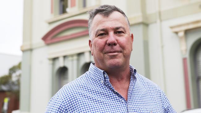 Liberal voter Finlay Crawford pre-polled at Randwick Town Hall to “get it out of the way”. Picture: John Grainger