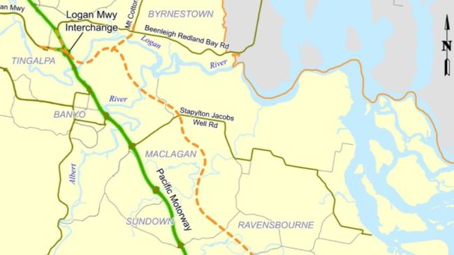 The northern section of the Coomera Connector.