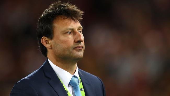 Blues coach Laurie Daley looks dejected after State of Origin Game Three. Photo: Getty Images