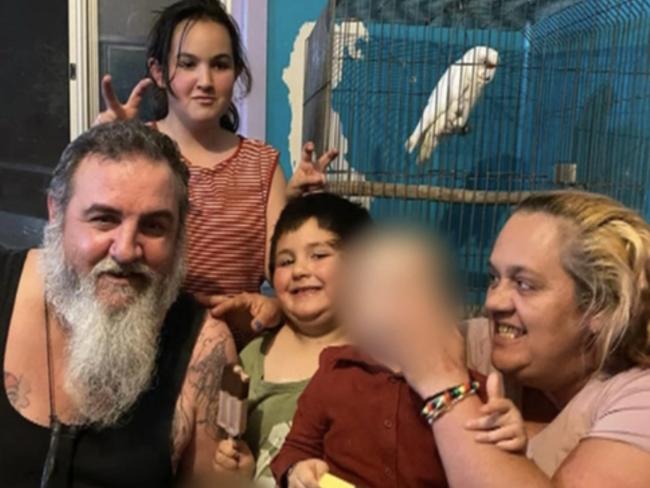 The family were travelling from their home to the nearby town of Dalby in Queensland’s Western Downs. Picture: 7News