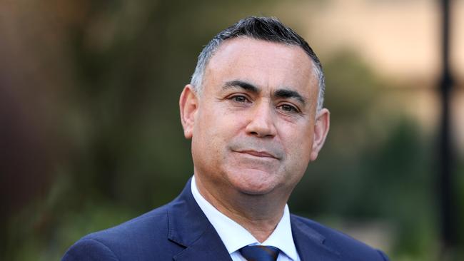 Deputy Premier John Barilaro caused a storm in the government when he publicly opposed the policy. Picture: NCA NewsWire/Damian Shaw