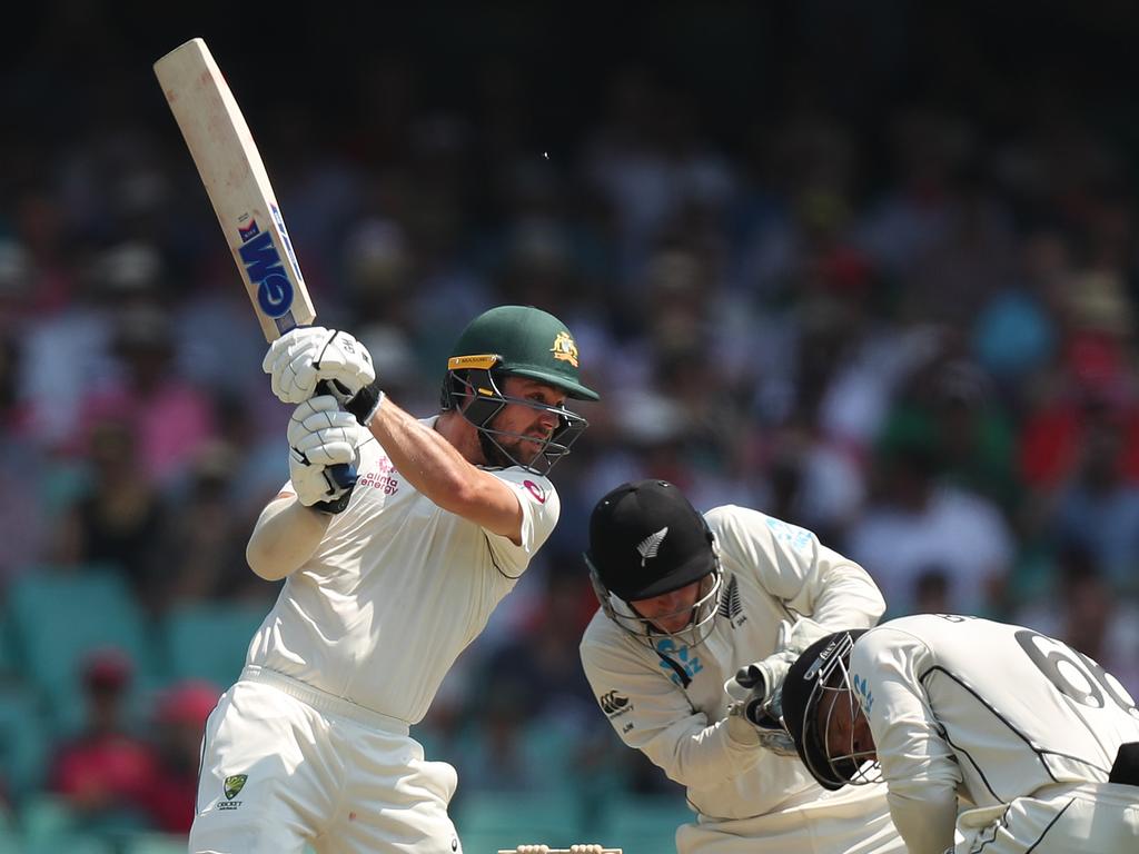 Travis Head has a licence to be aggressive in India. Picture: Brett Costello