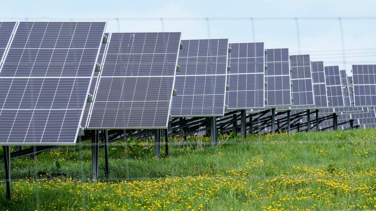 Solar farms are now common across the world. Picture: Christopher Furlong/Getty Images