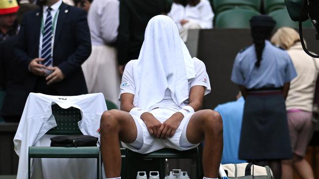 Alexei Popyrin of Australia. Photo by Mike Hewitt/Getty Images