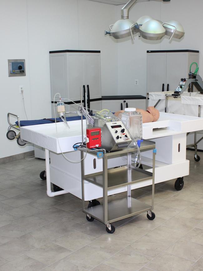 The perfusion room where patients are prepared for long-term storage at Alcor.