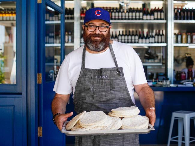 For Friday Feed. Turkish dishes and portrait of chef Somer Sivrioglu.