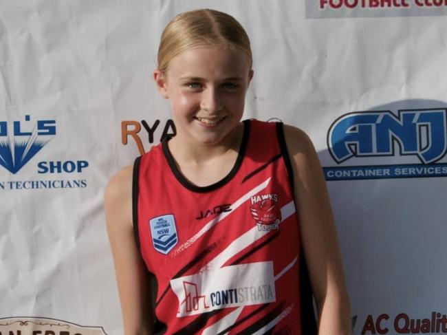 Sadie Donkin of the Ryde Eastwood Junior State Cup team. Picture: Contributed