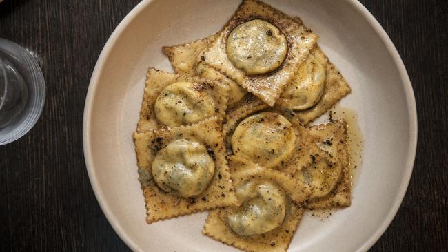 Grossi Grill: Tortelli maremmani, spinach, ricotta, brown butter