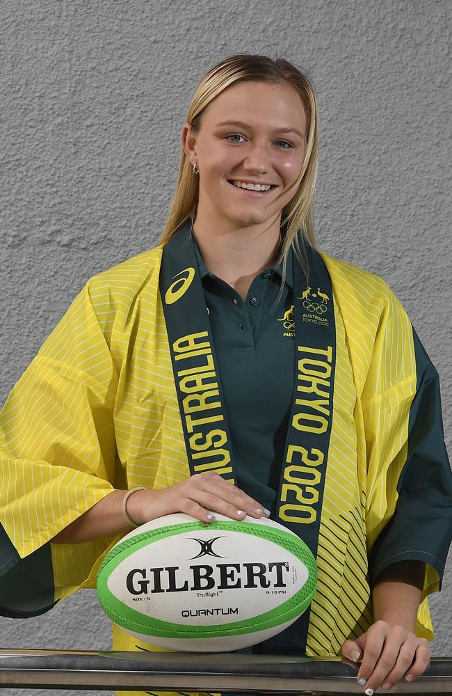 Maddison Levi - Rugby Sevens. (Photo by Ian Hitchcock/Getty Images)