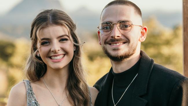 Jade and Jonty at the Glasshouse Christian College formal. Picture: Jordan Bull of JBull Photography