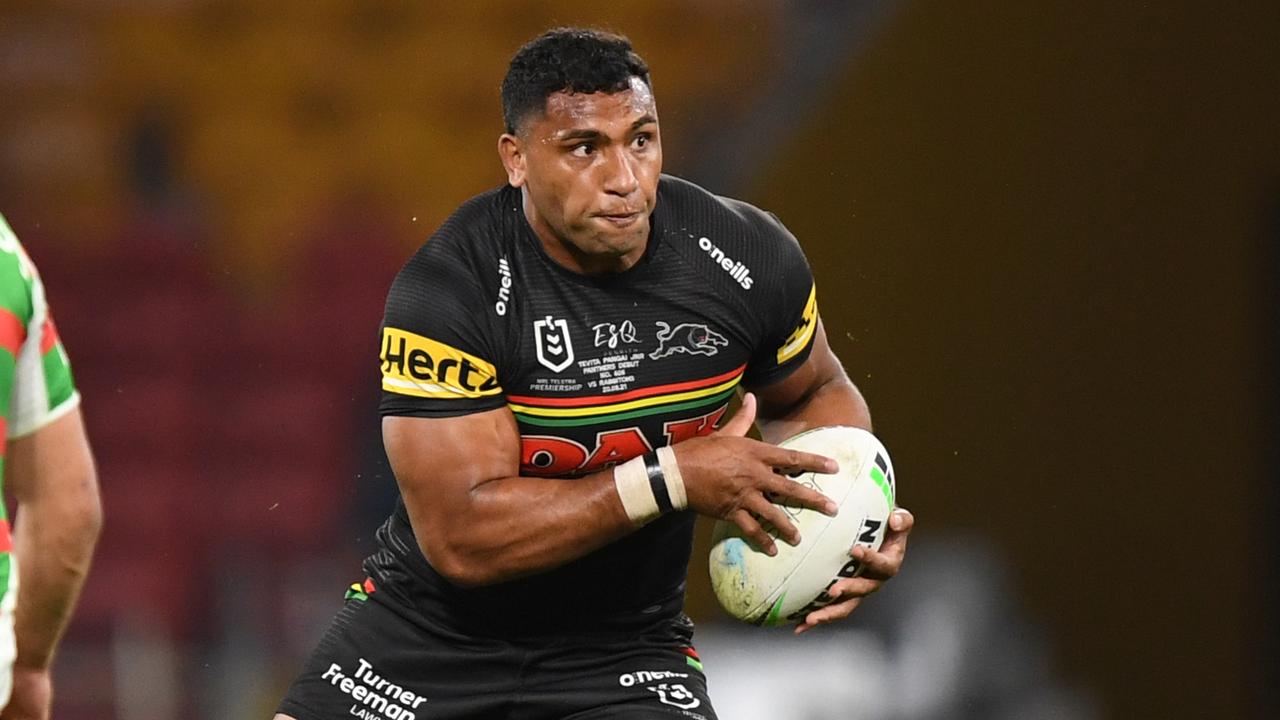 Tevita Pangai had a short stint at Penrith last year after leaving the Broncos and has joined the Bulldogs for 2022. Picture: NRL Imagery