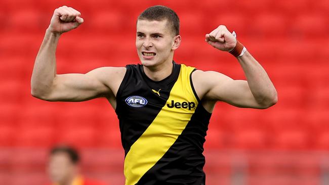 Callum Coleman-Jones celebrates a goal. Picture: Getty Images