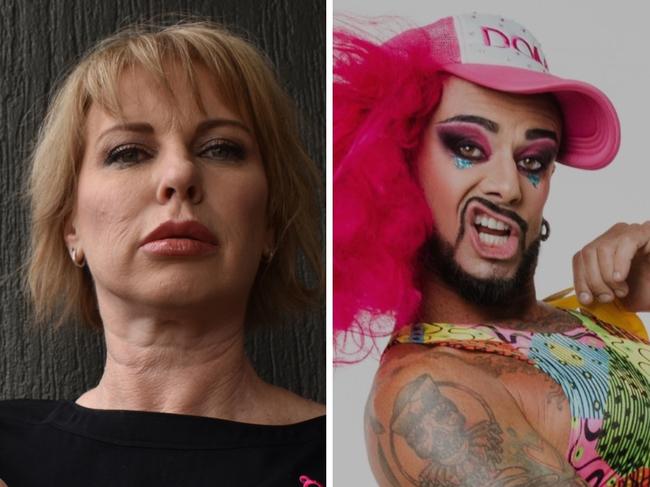 Story art - Broken Ballerina founder Jules Thompson calls family-friendly drag show 'vile, disgusting'. Picture: Supplied