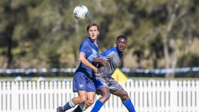 Ben Chambers and Cyrus Dehmie. Picture: Richard Walker