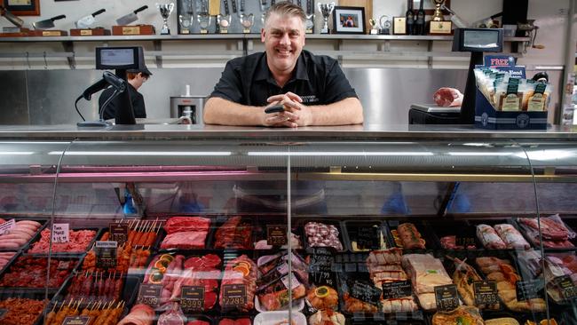 Dave Armstrong, business owner and certified master butcher at Goodwood Meats. Picture: Matt Turner