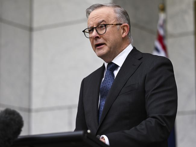 Prime Minister Anthony Albanese will give a speech on the country’s economy. Picture: NCA NewsWire / Martin Ollman