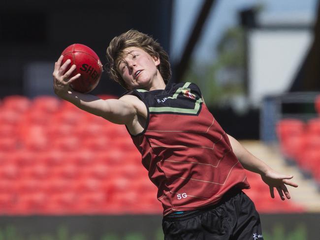 Stuartholme School v St Teresa's in the AFLQ Schools Cup SEQ finals at People First Stadium , Cararra.picture: Glenn Campbell