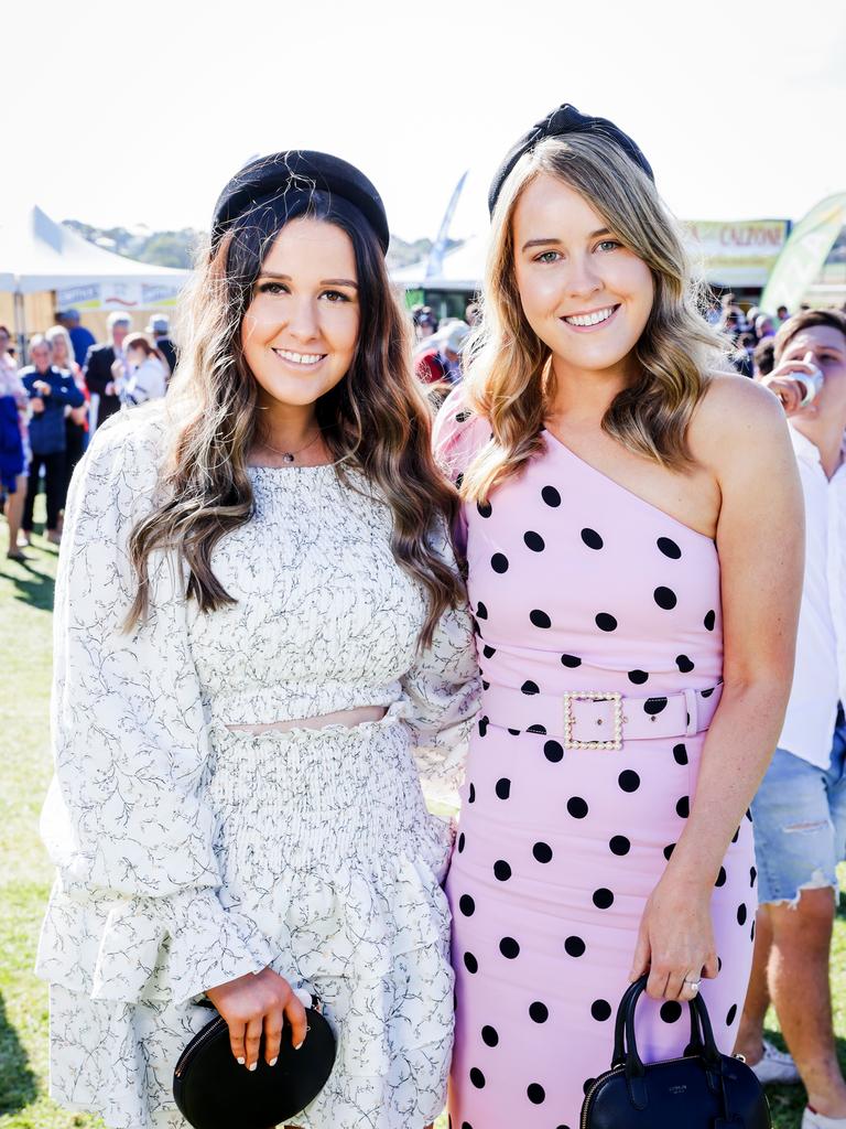 Warrnambool Races: Jess Walker and Georgina Speak.