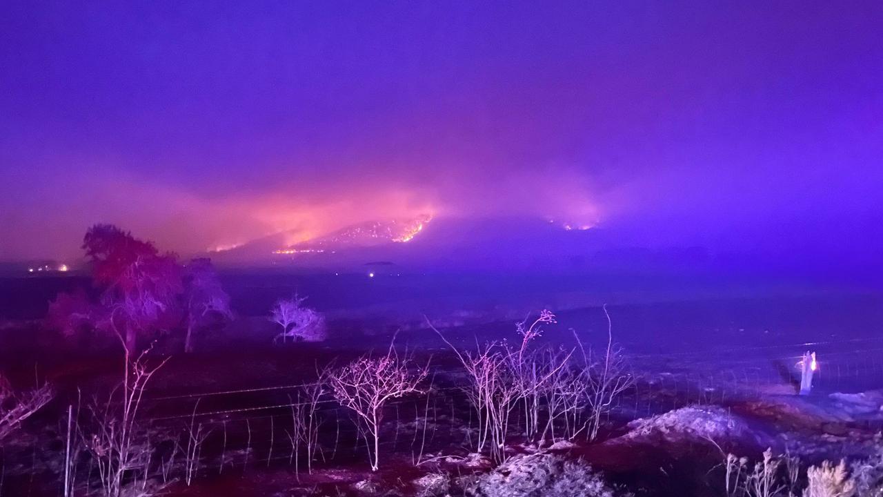 The Buangor fire. Picture: Sebastopol Fire Brigade CFA