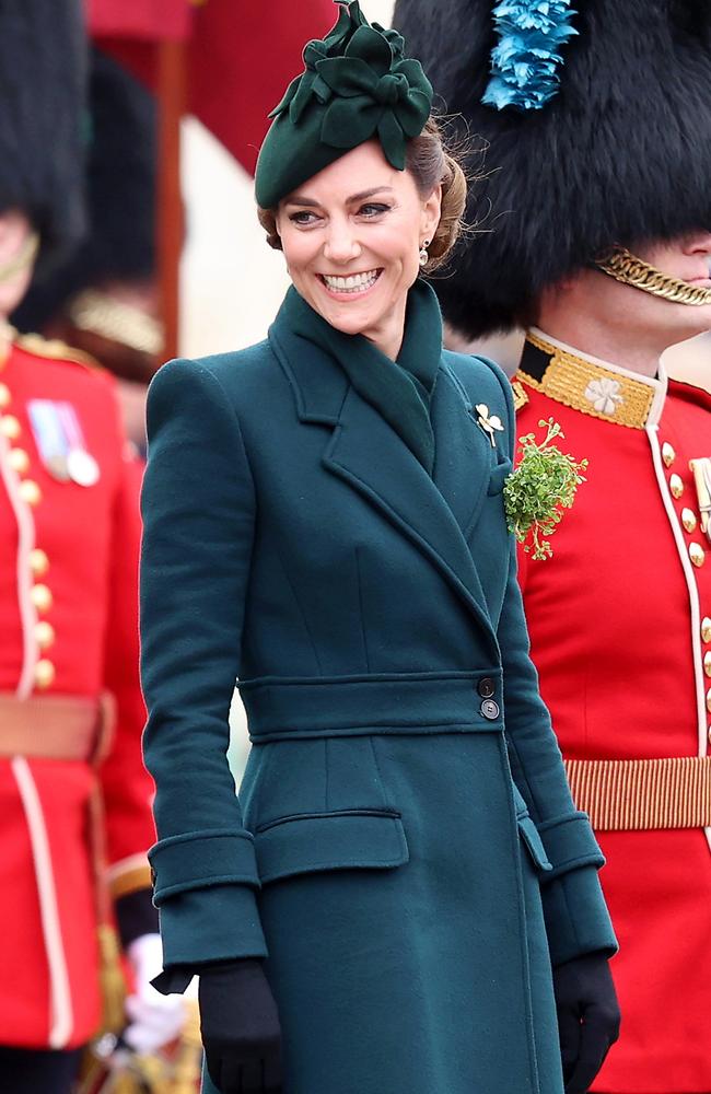 Kate was decked out in green for the St Patrick’s Day event. Picture: Chris Jackson/Getty Images