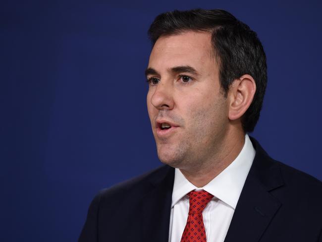 Shadow Finance Minister Jim Chalmers says Scott Morrison has delivered a “Triple F” budget. Picture: AAP