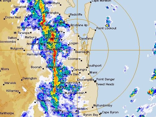 BOM's weather radar.