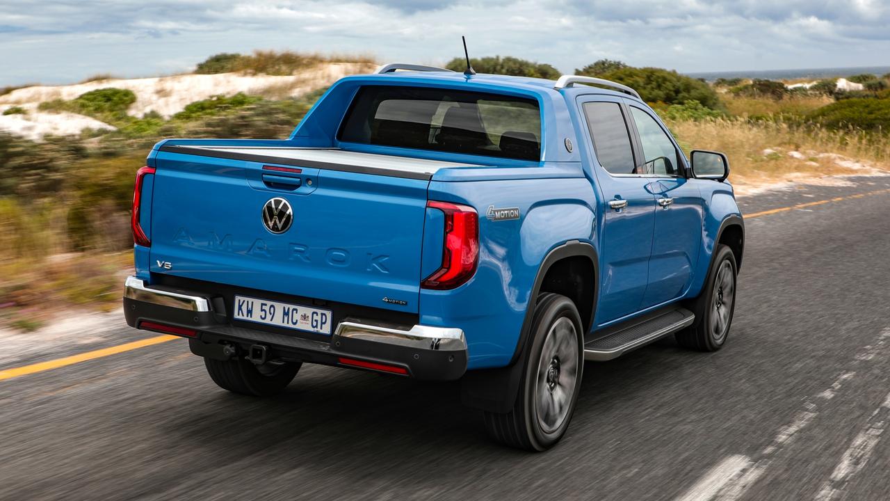 The Amarok has full-time four-wheel drive for better traction in the wet. Picture: Supplied.