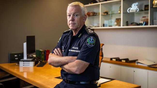 Police Commissioner Grant Stevens said the survey results revealed some positive views as well as other areas of improvement. Picture: Tom Huntley