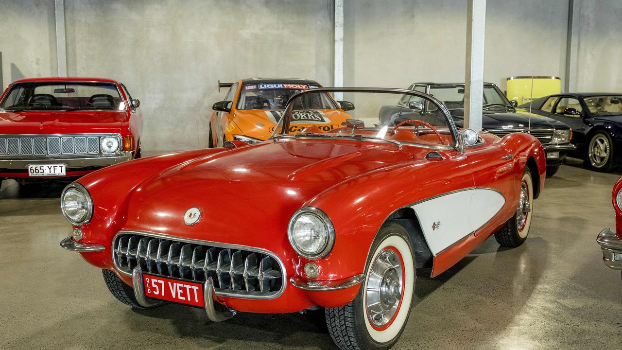 Garage 25 at Coomera. 1957 Chevrolet Corvette. Picture: Jerad Williams