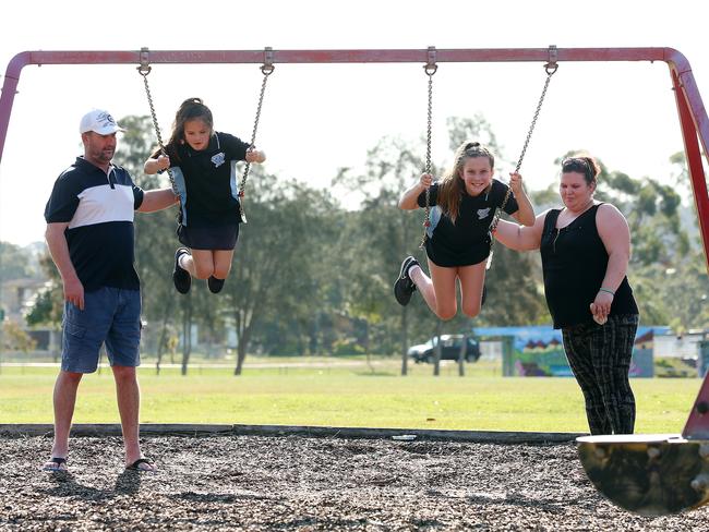 The couple spend more time with their children and make sure they are fit and healthy. Picture: Sam Ruttyn