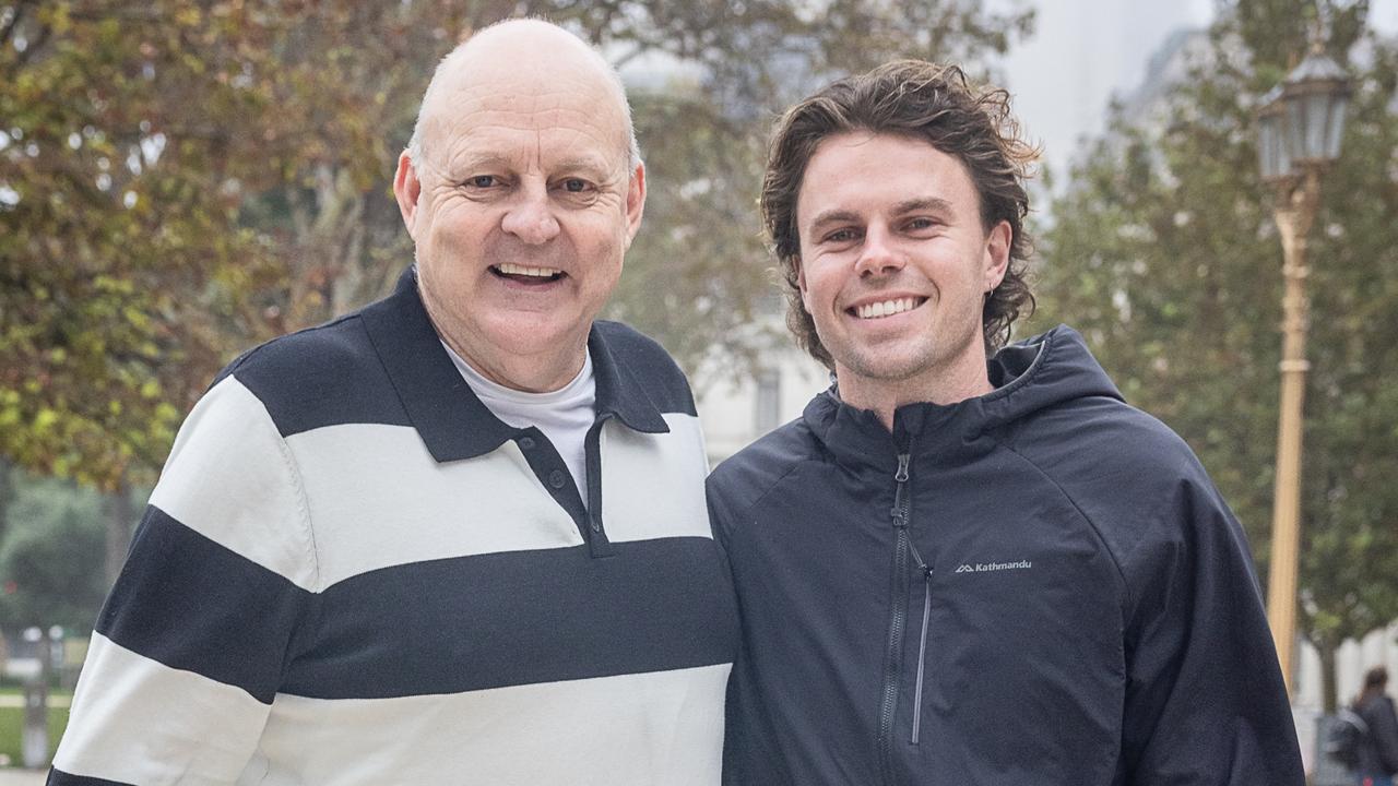 Billy Brownless, and son, in the race to win