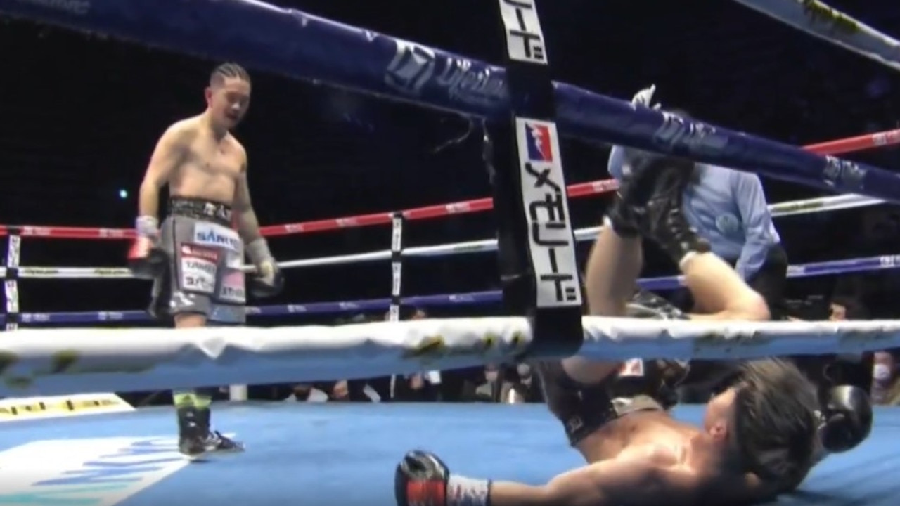 Tanaka's second knockdown was pretty spectacular.