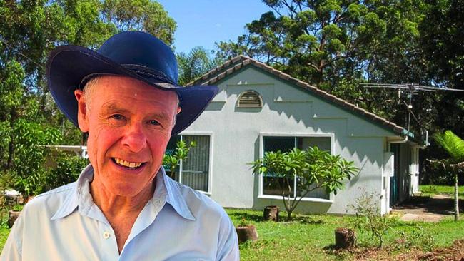 Paul Herman outside his Russell Island property in Mallee St. Pictures: Contributed