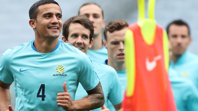 Tim Cahill of Australia - will he lead the line once again?
