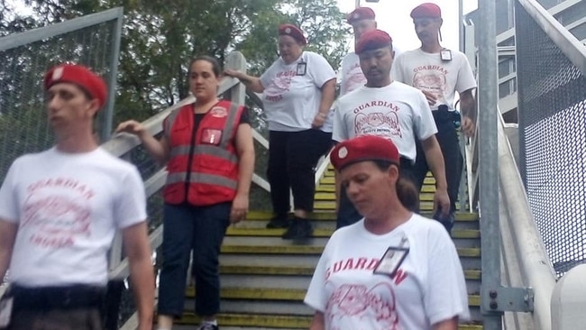 Guardian Angels picked up two used syringes patrolling Woodridge train station.