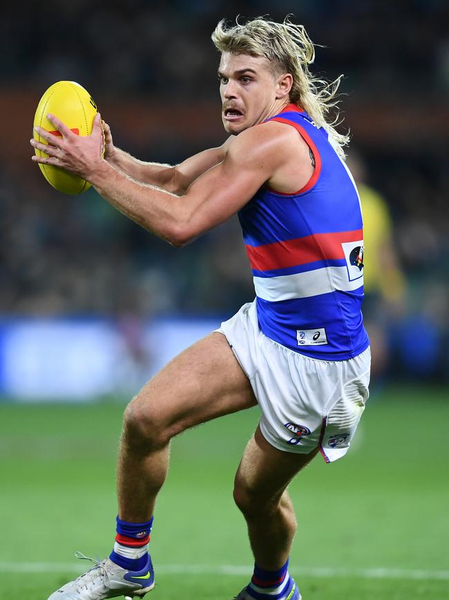 Smith in action for the Bulldogs. Picture: Getty Images