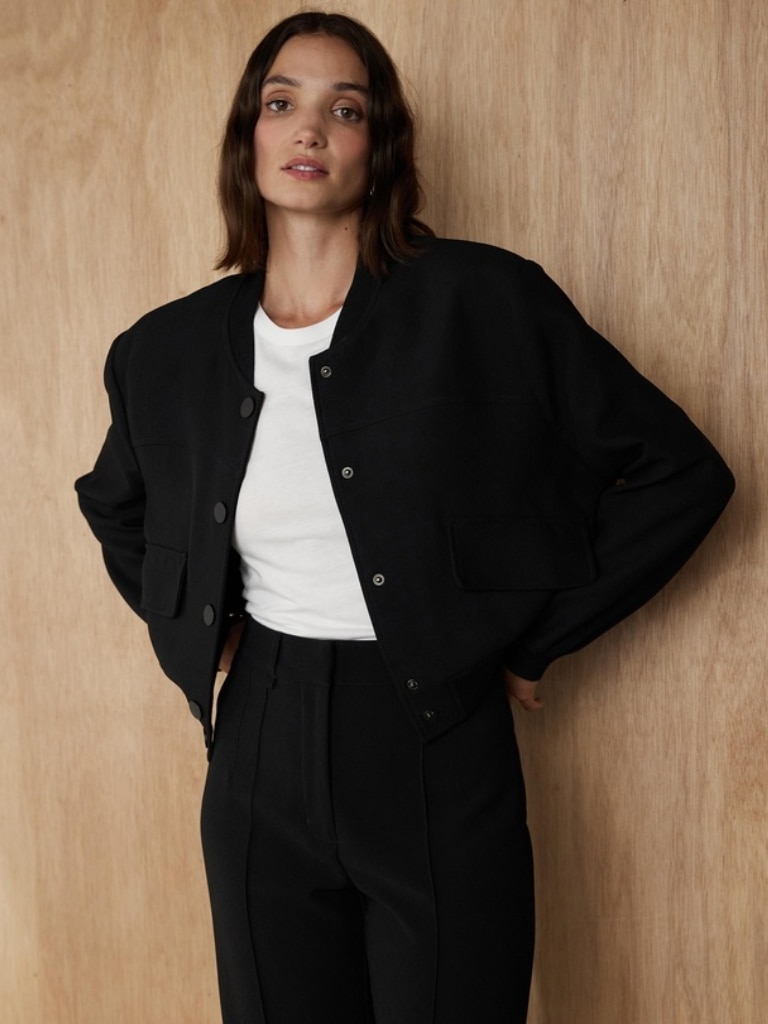 Atmos&Here Thalia Tailored Bomber Jacket. Picture: THE ICONIC.