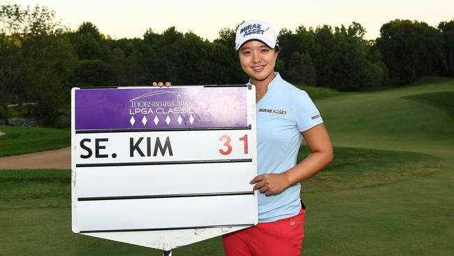 Sei Young Kim smashed every LPGA tour scoring record on her way to 31-under par. Picture: Getty