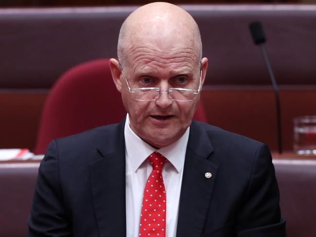 Senator David Leyonhjelm has been Australia’s politics’ answer to a Filipino basketballer for some time now. Picture: Gary Ramage