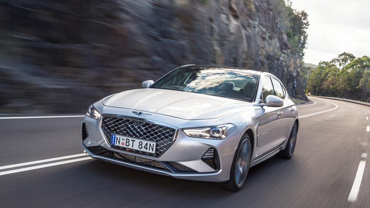 The G70 comes with a choice of a four- or six-cylinder engine.