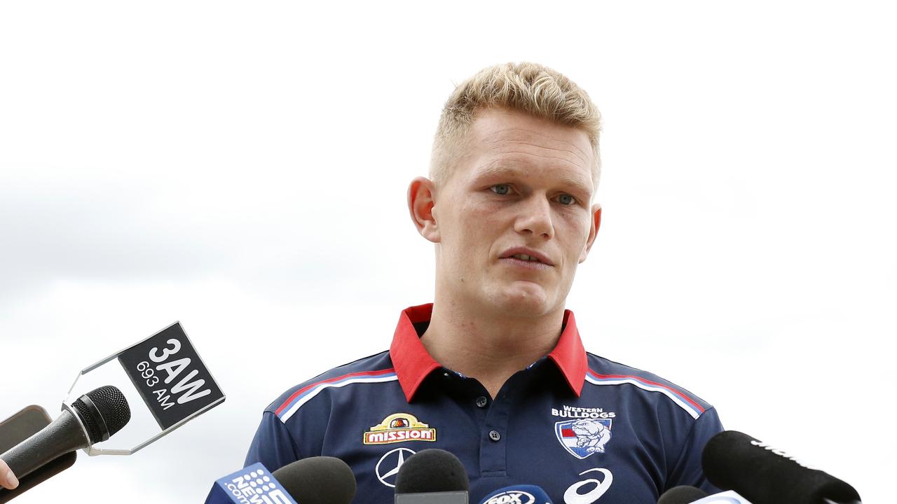 Adam Treloar was traded to the Western Bulldogs in the dying stages of this year’s trade period (Photo by Darrian Traynor/Getty Images).