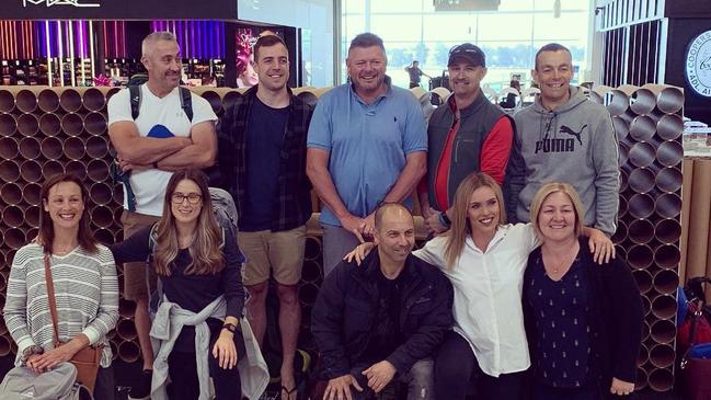 Onkaparinga CEO Mark Dowd (back left) with a group travelling to Mount Everest Base camp to raise money for Little Heroes. Picture: Little Heroes/Facebook