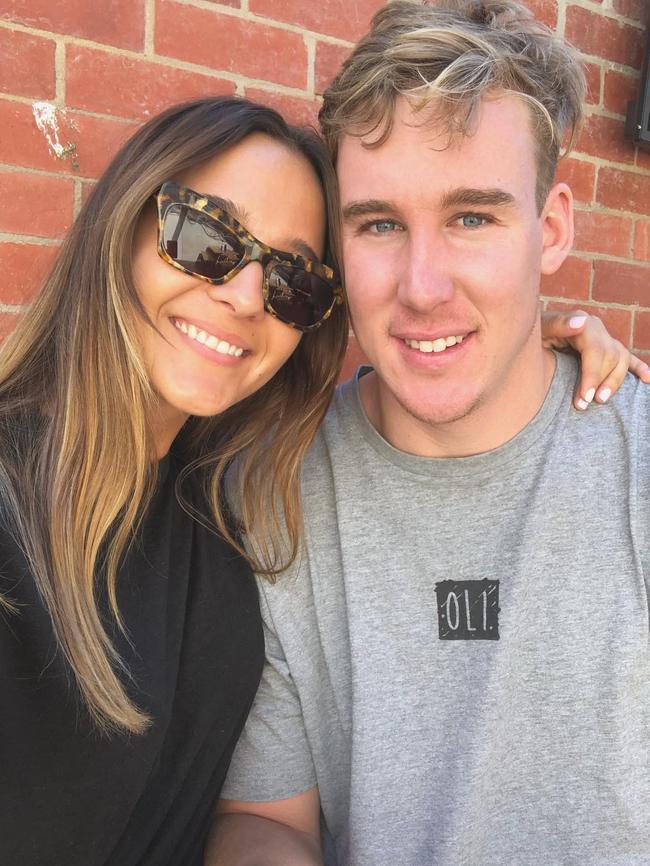 Tom Lynch and girlfriend Olivia Burke. Picture: Instagram