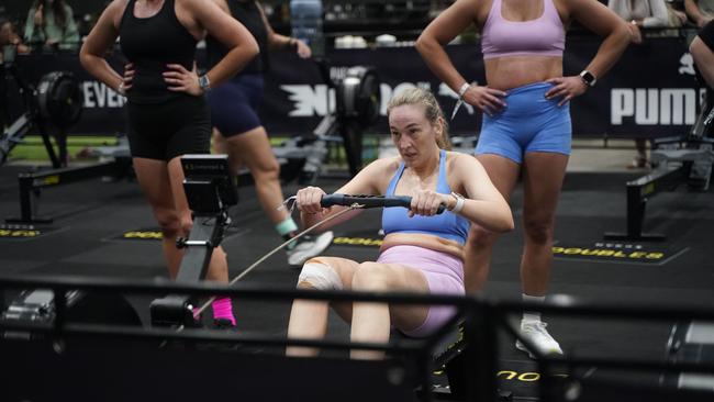 10000 athletes put their fitness to the test in a massive Hyrox competition this weekend (14-15 Dec) at Melbourne Exhibition and Convention Centre. Picture Valeriu Campan