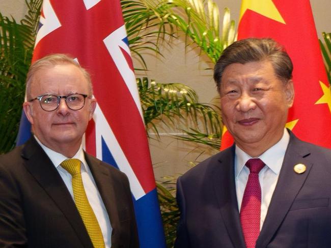 Caption: Prime Minister Anthony Albanese and Chinese President Xi Jinping held a 30 minute bilateral meeting on the sidelines of the G20 Summit in Rio de Janeiro, Brazil on Monday November 18, 2024. Picture: Supplied/handout/Prime Minister's Office