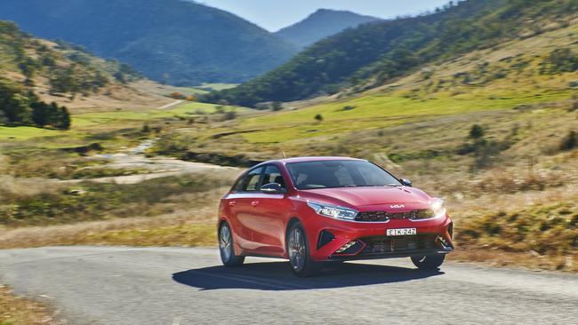 Getting into the twisty stuff is where the Kia Cerato GT does its best work.