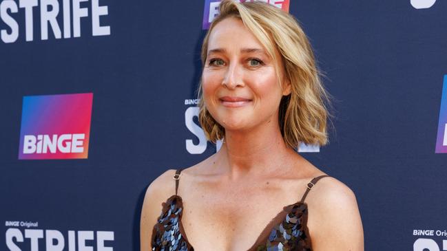 SYDNEY, AUSTRALIA - DECEMBER 05: Asher Keddie attends the "Strife" world premiere at Darlinghurst Theatre on December 05, 2023 in Sydney, Australia. (Photo by Caroline McCredie/Getty Images)